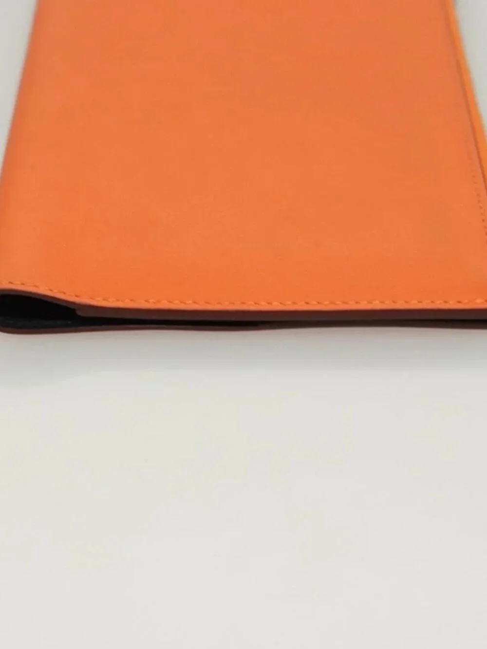 HERMES EA Zip PM Day Planner Cover Vaux Swift Orange Auth 117190M
